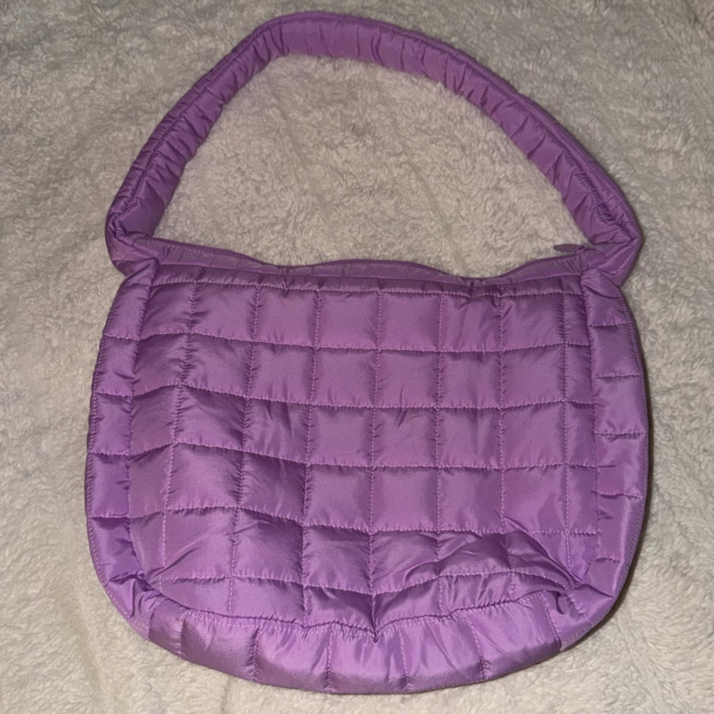 Ulta Beauty Collection Purple Quilted Bag